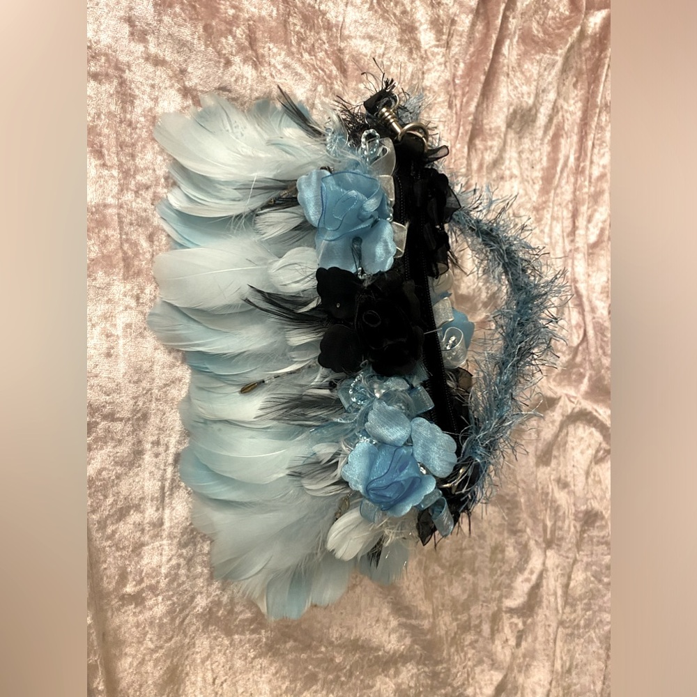 Feather purse